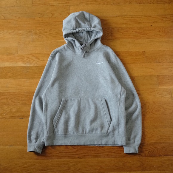 Nike Tops - Nike Sportswear Club Fleece Hoodie Gray Pullover Casual Athleisure Size M Lounge
